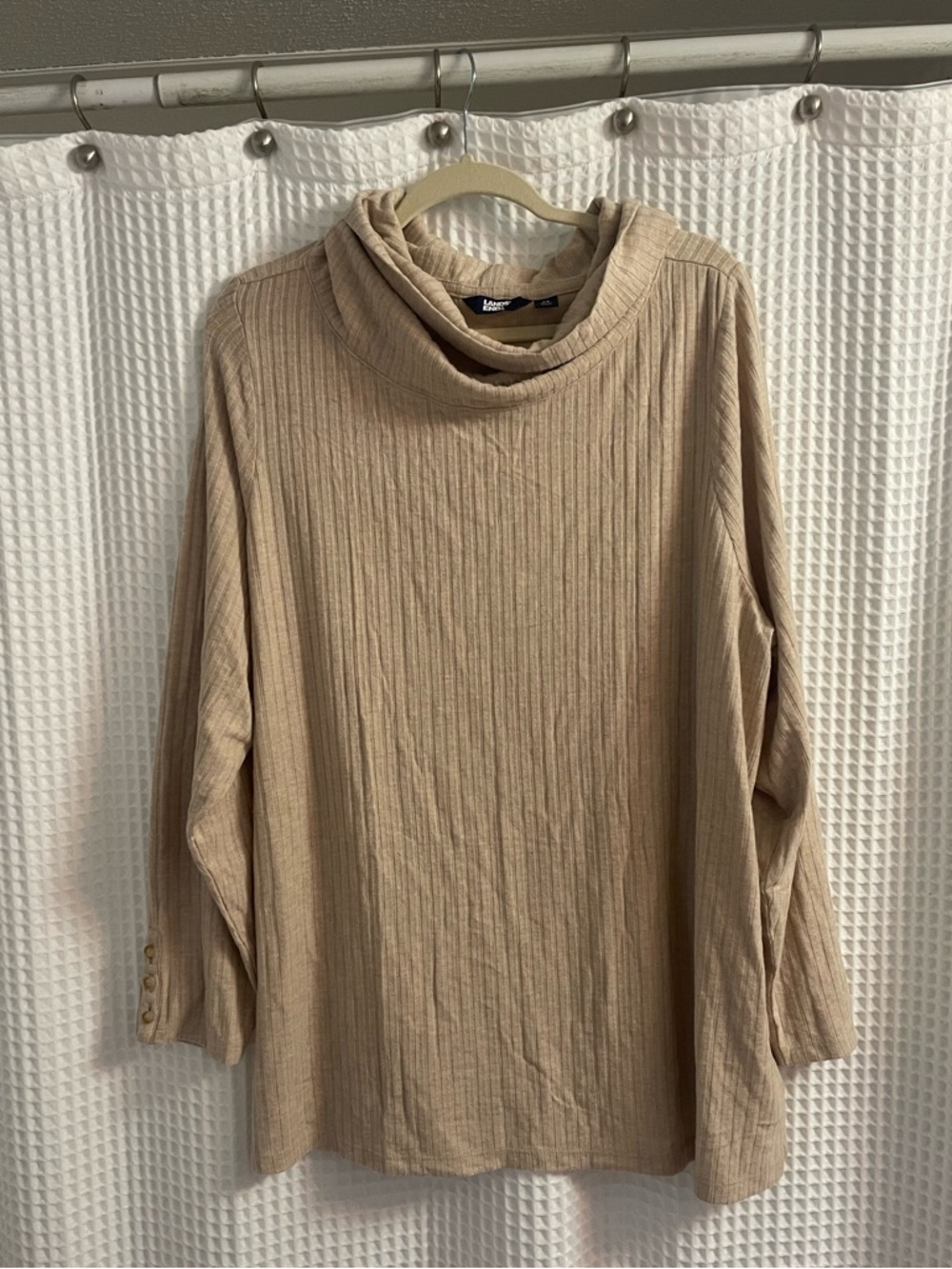 Lands End cowl neck sweater